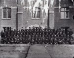 The Ontario 34th Regiment, outside of the Armouries, 1914 From the Oshawa Community Archives Collection