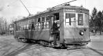 Oshawa Railway Streetcar, destined for the lake. From the Oshawa Community Archives