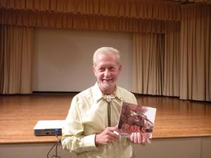 Ron Brown and his newest publication, 'Rails Across Ontario'
