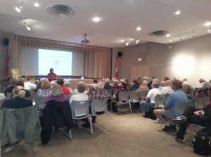 John McKenty answering questions from our audience